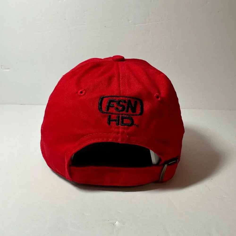 New Jersey Devils FSN Fox Sports Network Adj Strap Back Embroidered Hat Cap NWOT - Picture 3 of 7